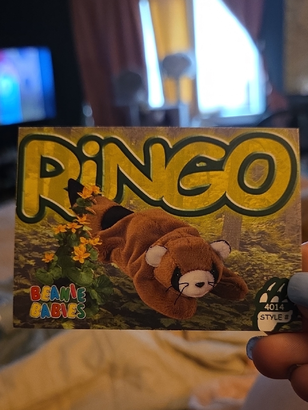 Ty Beanie Babies Ringo Collectible Trading Card
